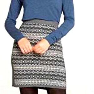 Sherpa Adventure Gear Paro Skirt Gray Merino Wool, Women's Size Large